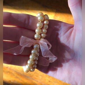 Double Strand Pearl Bracelet